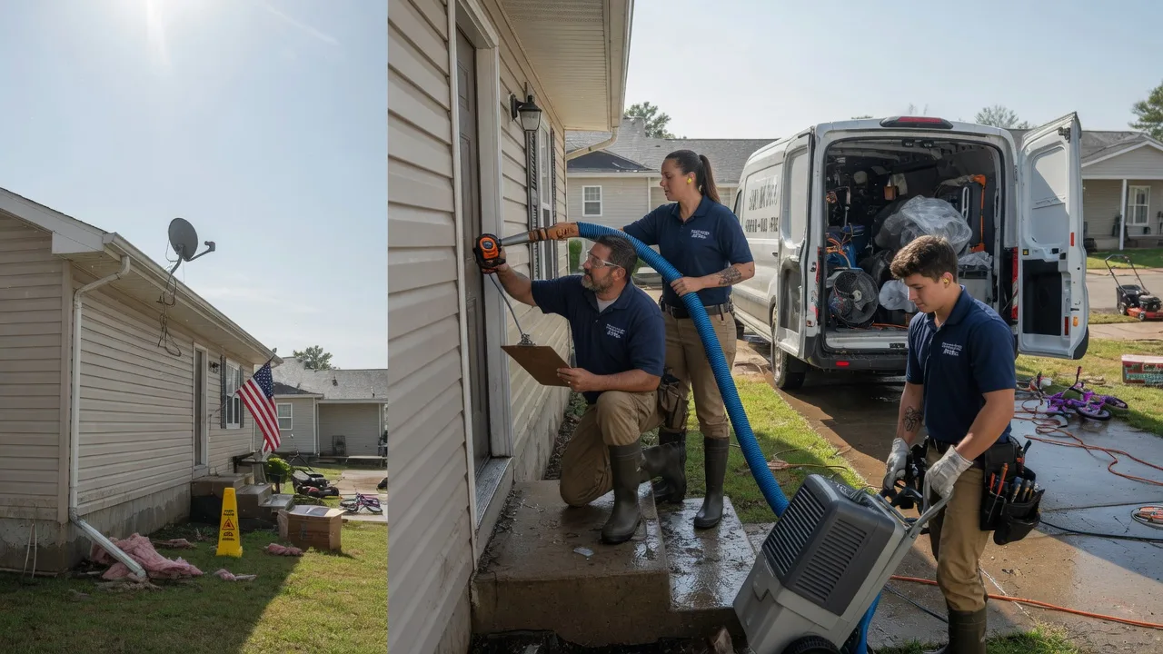 Ceiling Water Damage Restoration in Portland, CT near me